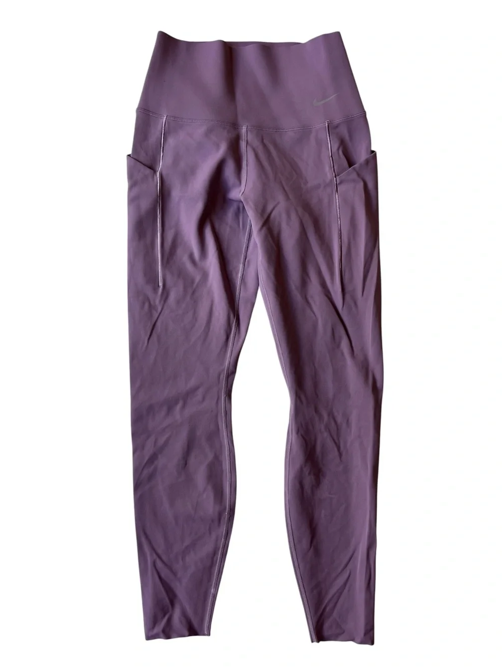 NIKE UNIVERSE DRI FIT PURPLE LEGGINGS SMALL WOMENS